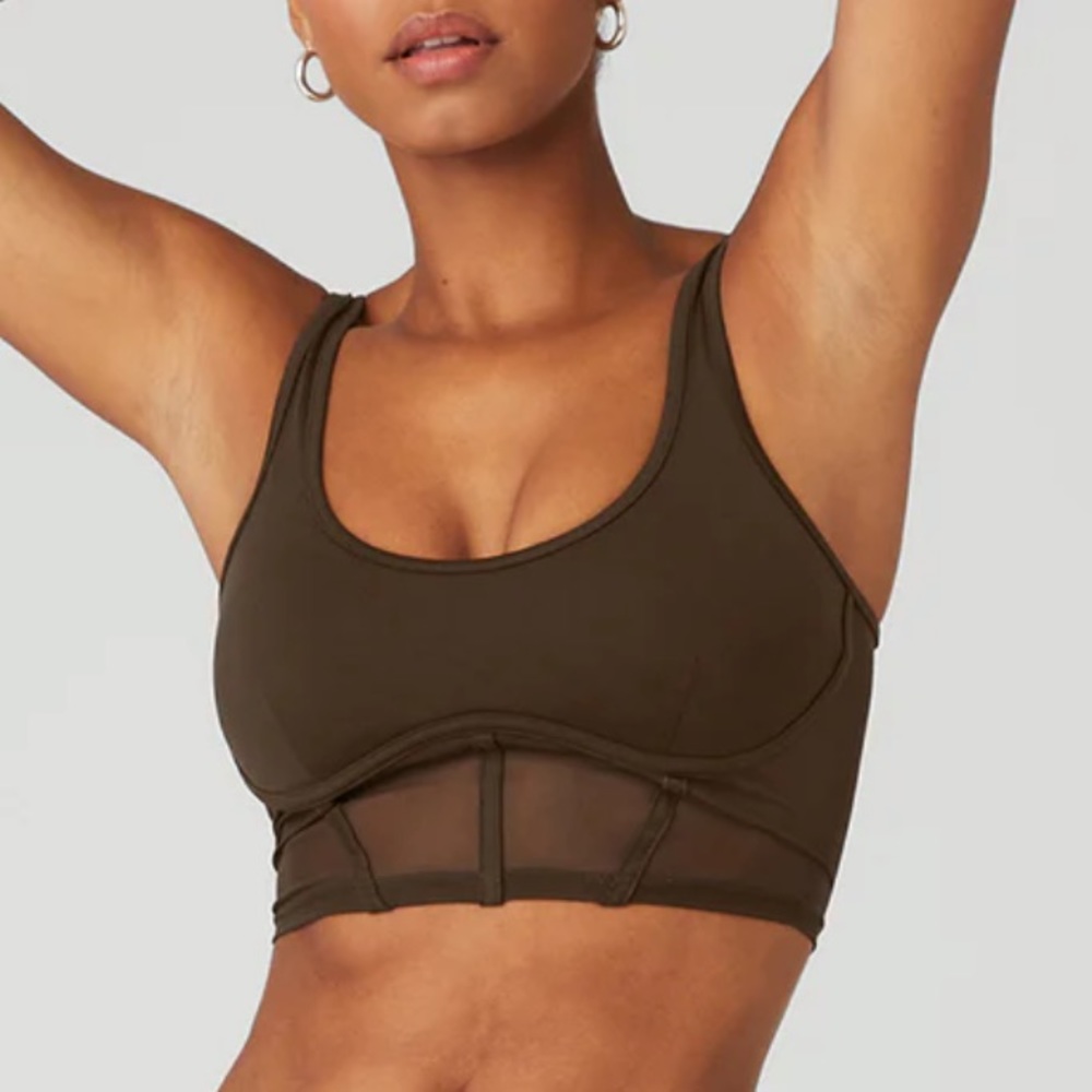 Alo yoga corset bra RAISIN